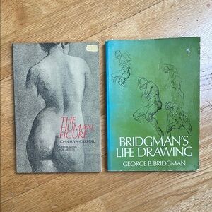 Vintage Art Drawing Book Set